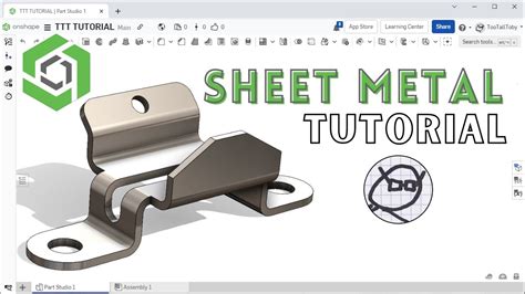 onshape symmetric sheet metal